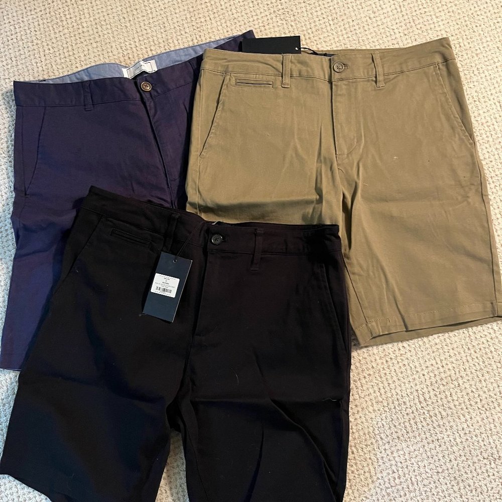 3 pairs of Five Four Men's shorts